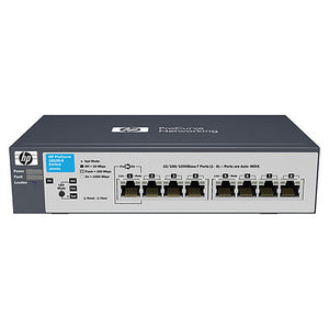 HP ProCurve 1810G-8 Gigabit Ethernet Switch - 1 x 10/100/1000Bas