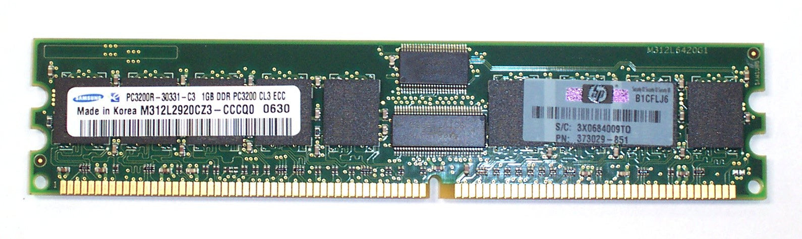 HP MEMORY 1GB PC3200 REG CPQ