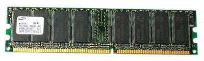 512MB PC3200U CL3 DDR-400 ECC