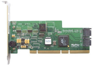 HighPoint RocketRAID 2210 PCI-X SATA II 3.0Gbs Controller incl. SW