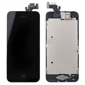 iPhone 5 Black Display Assembly with Home Button and Front Camera