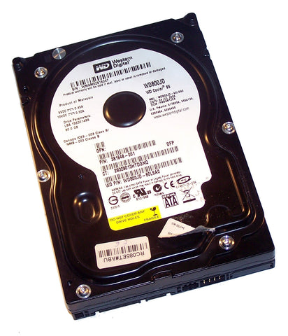 80 GB SATA 2 (3GB/s) hard drive - 7,200 RPM, 3.5-inch form factor